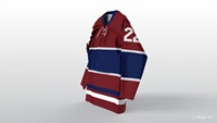 Nouveau maillot de hockey sur glace unisexe 7V7 à manches longues, col en V, polyester sublimé, respirant, séchage rapide, broderie 3D, coupe régulière, adulte