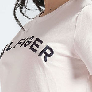 เสื้อยืดผู้หญิงฤดูร้อนคุณภาพสูง ออกแบบตามสั่ง ผ้าฝ้าย 100% ปักโลโก้ตามสั่ง พิมพ์ลาย ระบายอากาศ แห้งเร็ว - Product Image 6