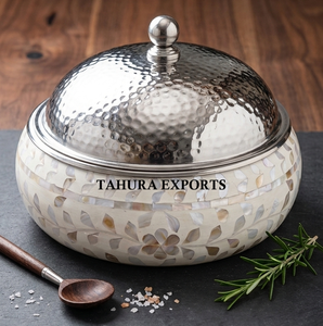 Magnifique Casserole Isotherme en Acier Inoxydable avec Design Nacre pour Servir les Plats Chauds – Meilleure Vente - Product Image 3