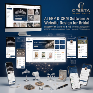 Applications mobiles Android iOS, logiciels ERP et CRM basés sur l'IA pour le design de sites web d'accessoires de mariage, plugin WordPress Shopify, e-commerce IA - Product Image 3