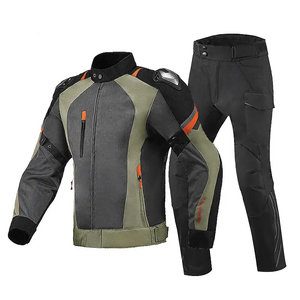 Pantalon de moto unisexe noir coupe-vent % polyester grande taille séchage rapide respirant 300g toutes saisons équipement de protection - Product Image 6