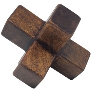 ไม้กางเขนตกแต่ง ของตกแต่งบ้านจากไม้ธรรมชาติ |   ขายส่ง OEM - Product Image 2