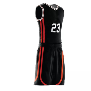 Custom Men's Reversible Basketball Uniforms Sublimation Jersey with Team Name Plus Size Reversible Basketball Wear <b>Sets</b> - Product Image 2