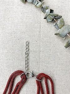 Collar de cadena cubana de aleación y acrílico, gargantilla grande de resina con diseño geométrico, collar de moda tipo babero - Product Image 2