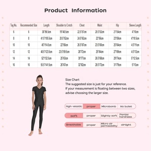 Traje de Gimnasia para Niñas de 6 a 16 Años, Leotardo de Cuerpo Entero, para Patinaje Artístico, Ballet, Bodysuits de Lujo, Baile Latino, Venta al Por Mayor - Product Image 6
