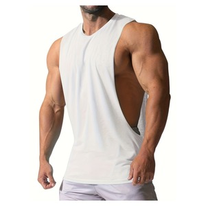 Débardeur pour homme avec logo personnalisé – T-shirt sans manches polyvalent pour la salle de sport, le sport et les loisirs - Product Image 4