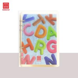 HONGHA A5 PP Spiral Loose Leaf <b>Notepad</b> 200 Pages Digital Printing Model 3013 Promotion Use - Product Image 1