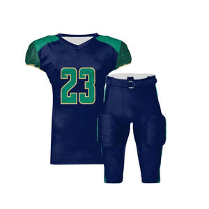 Conjunto de Uniforme de Fútbol Americano Personalizado, Jersey Verde Número 24, Sin Mangas, Malla, Kit de Equipo Masculino, Servicio OEM - Product Image 3
