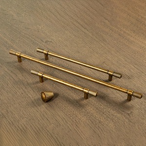 Manija de latón para puerta, estilo vintage, para puerta principal, de latón macizo, para puerta de entrada, color oro antiguo, para puerta de granero, resistente. - Product Image 5