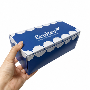 Custom Logo Biodegradable Eco-Friendly Disposable Kraft Paper Boxes for Restaurant Takeout Food Packaging and Taco Box Takeaway - Product Image 2