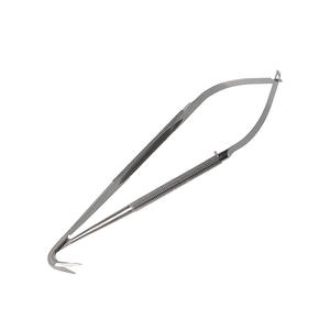 Ciseaux microchirurgicaux manuels en acier inoxydable de haute qualité, 165 mm, à lame angulaire de 25°, longueur de la lame de 15 mm, instruments de précision CE - Product Image 4