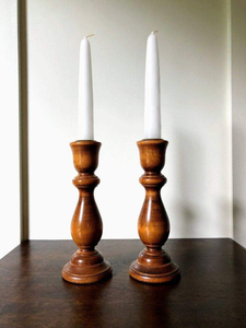 Portavelas de Madera Ecológico de Diseño Único Hecho a Mano de Alta Calidad, Portavelas de Material Natural Indio, Estilo Vintage Clásico - Product Image 3