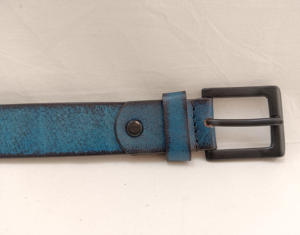 Cinturón Casual de Cuero Genuino Hecho a Mano, Elegante y Moderno, de Bajo Precio, Duradero, para Hombre, Uso Diario, Hebilla de Acero Suave de Primera Calidad - Product Image 2