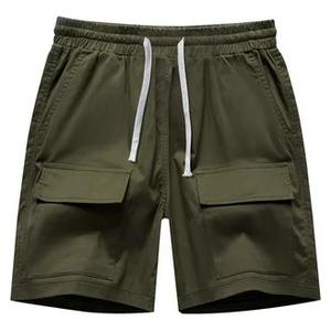 Pantalones Cortos Casuales de Cintura Media 100% Poliéster para Entrenamiento de Verano, Boxeo, Muay Thai, Lucha, con Cierre Elástico y Diseño Sólido - Product Image 5