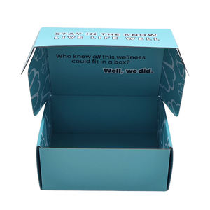 Ocean Calm Wellness Self Care Reusable Subscription <b>Box</b> with Recyclable <b>Kraft</b> Corrugated Gift Packaging and Custom Logo - Product Image 4