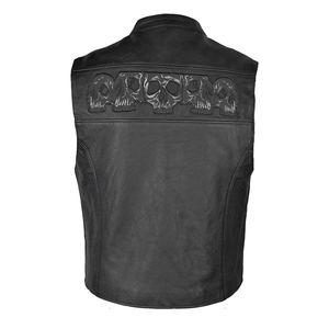 Nuevo Chaleco de Motociclista de Cuero Vacuno, Estilo Racing, para Hombre, Casual, Invernal, Transpirable, Talla Personalizada - Product Image 2