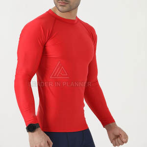 Camisetas de Compresión Ligeras y Ajustadas para Hombre, Camisetas de Compresión de Color Sólido de Alta Calidad para Entrenamiento - Product Image 4