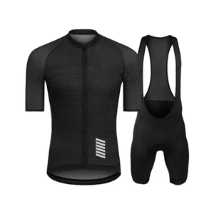 Ensemble de vêtements de cyclisme multi-panneaux avec fermeture éclair intégrale, vestes de compression et ensembles de shorts à bretelles, maillots de cyclisme respirants à séchage rapide, ensemble uniforme - Product Image 6