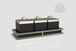 Ensemble de pots de service de luxe, boîte de rangement pour table Majlis, conteneur décoratif moderne pour dattes, design Émirats Arabes Unis et Royaume-Uni, pour cuisine - Product Image 5