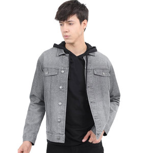 Wholesale Custom Boy's China Coat and Jackets in Yiwu Customized Color Jean Fur Cotton Denim Jacket Streetwear for Man - Product Image 4