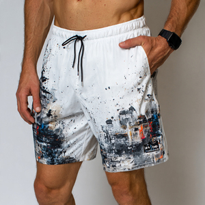 100% Polyester Sublimation Training Shorts Men Sportswear Touch <b>Trainer</b> Shorts Men's Athletic Summer Training Shorts Mens - Product Image 2
