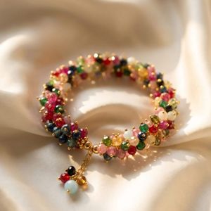 Handmade Beaded <b>Bracelet</b> <b>for</b> Women Crystal Pearl Stretch <b>Bracelet</b> <b>Friendship</b> Gift <b>Bracelet</b> <b>for</b> Girls Fashion Jewelry Rakhi Style - Product Image 2