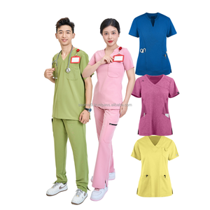 Tenues d'infirmières élégantes VN FACTORY, ensembles de blouses médicales pour femmes, costumes médicaux pour hommes, vêtements d'hôpital pour médecins et infirmières, faible quantité minimum de commande. - Product Image 6