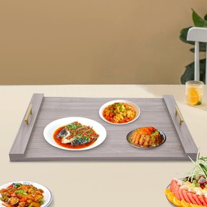 Ash Colored Wooden chopping block handle Rectangle wood kitchen chopping <b>board</b> Durable kitchen chopping - Product Image 4