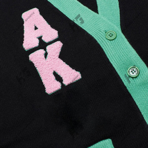 Customized Alpha |Kapa| AK Sorority Varsity <b>Cardigan</b> & <b>Sweater</b> Pretty Girls AK Greek Fraternity and Sorority Uniform <b>Cardigan</b> - Product Image 4