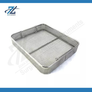 Plateau de stérilisation en maille, panier pour instruments chirurgicaux, autoclavable, conteneur de stérilisation médicale pour hôpitaux, cliniques dentaires et vétérinaires - Product Image 3
