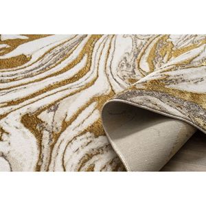 พรมปูพื้นหรู Paz & ชุดดีไซน์นามธรรมสีเบจและสีทอง - Product Image 2