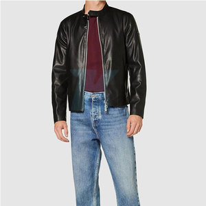 Custom Made Design Solid Color Breathable Men <b>Winter</b> <b>Jacket</b> Streetwear Hot Sale Reasonable Price Men <b>Leather</b> <b>Jacket</b> - Product Image 2
