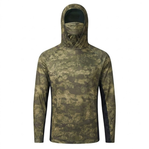 Chemises de pêche OEM & ODM UPF 50 à manches longues avec capuche, vêtements de pêche en jersey, sweats à capuche et chemises de pêche personnalisés à séchage rapide pour adultes - Product Image 5