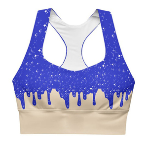 Sujetador deportivo sublimado de poliéster y elastano ligero para mujer 2026, transpirable, para yoga, que absorbe la humedad, con espalda cruzada - Product Image 3