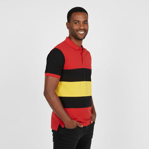 Camiseta Casual de Verano para Hombre, 100% Algodón, Manga Corta, Secado Rápido, Transpirable, con Bloques de Color, Logotipo Personalizado, Bolsillo - Product Image 5