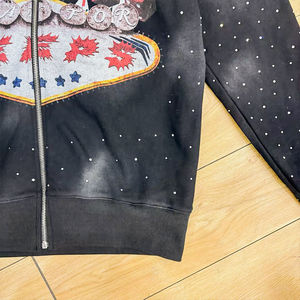 Custom Design 100% Cotton French Terry Street Wear Screen Printed Tracksuit Heavyweight Custom Design Hoodie And Sweatpants - Product Image 6