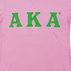Women Pink Green Black Ringer T Shirt Classic Letter Embroidered Casual <b>Top</b> Short Sleeve Fashion Apparel Stylish Everyday Wear - Product Image 6