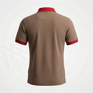 เสื้อโปโลแขนสั้น ผ้าฝ้ายระบายอากาศ ไซส์ใหญ่ สไตล์ไฮสตรีท สีสันปรับแต่งได้ เสื้อผ้ากีฬาฤดูร้อนสำหรับผู้ชาย - Product Image 2