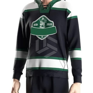 Maillots d'entraînement de hockey sur glace personnalisés 2026 avec logo brodé, impression par sublimation, nom d'équipe de club personnalisé, grande taille, manches courtes - Product Image 5