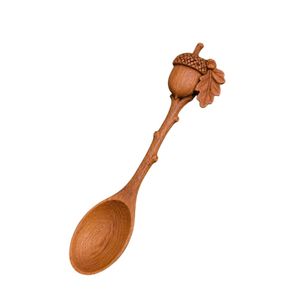 WHOLESALE NATURAL WOODEN SPOON FOR COFFEE DESSERT SALAD ECO FRIENDLY HANDMADE <b>KITCHEN</b> UTENSILS WITH CUSTOM LOGO - Product Image 1
