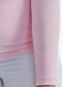 Womens Horse Riding Base Layer Zipper <b>Top</b> Solid <b>Pink</b> Long Sleeve Equestrian Shirt Spandex Polyester Riding <b>Top</b> For Women's - Product Image 4