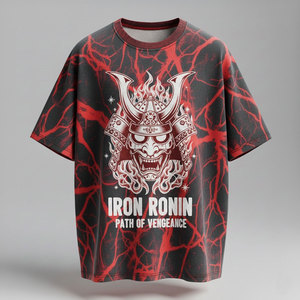 Camiseta para hombre con efecto deslavado, estilo vintage, suave, transpirable, de algodón, corte holgado, perfecta para uso casual y moda urbana. - Product Image 3