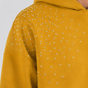 Sweat-shirts à strass pour hommes, design unique, prix raisonnable, vente chaude, 100% coton, sweat-shirts en molleton à strass pour hommes - Product Image 6