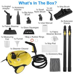 Nettoyeur Vapeur Ultrasonique 1800W avec Grand Réservoir d'Eau de 2L, Désinfection Profonde, Contrôle Progressif, Verrouillage du Déclencheur, Conception Sécurisée Versa - Product Image 5