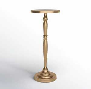 Fresh Arrival Modern Side <b>Table</b> With <b>Round</b> Top And Decorative Base For Living Room Furniture - Product Image 1