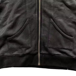 Sweat à capuche thermique respirant pour homme de qualité supérieure, fermeture éclair, hiver, polyester/coton, technique de teinture unie, prix raisonnable - Product Image 4