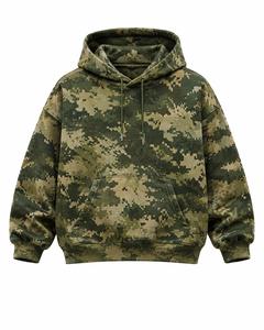 เสื้อฮู้ดดี้โอเวอร์ไซส์ขายดีสำหรับทุกเพศ ผ้าฟลีซบุผ้าฝ้าย 100% สวมใส่สบายสไตล์สตรีทแวร์ ทรงปกติ เหมาะสำหรับฤดูหนาว ขายส่ง - Product Image 2