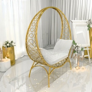 Weatherproof Powder Coated Wrought Iron European Design KHP Park <b>Bench</b> Custom Hand Forged Metal <b>Garden</b> Long Chair 2-Seater - Product Image 2