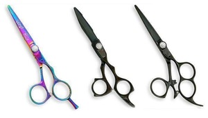 Ciseaux de barbier professionnels J2 en acier inoxydable japonais, ensemble de ciseaux de coupe de cheveux pour les fournitures de salon de coiffure et la coiffure - Product Image 4