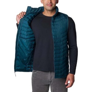 Chaleco Acolchado para Hombre, para Otoño e Invierno, de Poliéster Impermeable, con Cierre Completo y Cuello Alto, Color Personalizado - Product Image 3